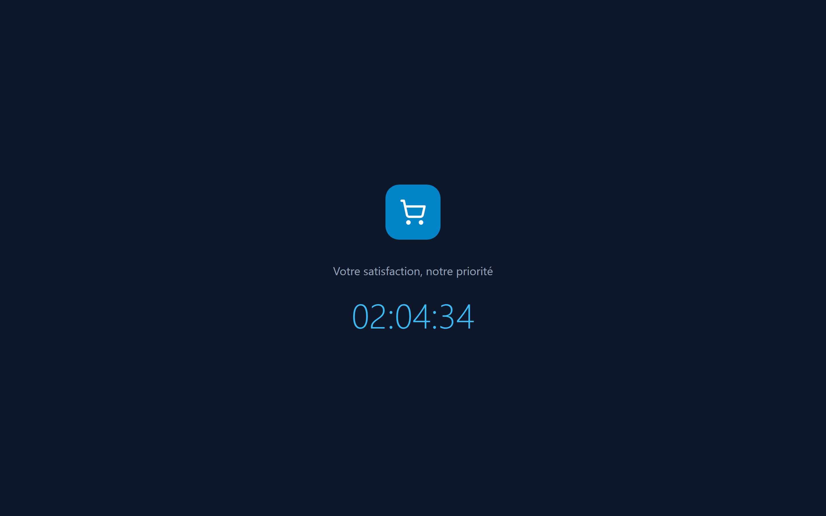 Écran client interactif